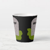 Grabstein RIP Milchtasse (Vorderseite)
