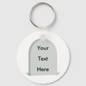 Grabstein Schlüsselanhänger (Vorderseite)