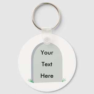 Grabstein Schlüsselanhänger