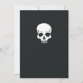 Grabstein & Skull RIP Zwanziger 20. 30. Geburtstag Einladung (Rückseite)