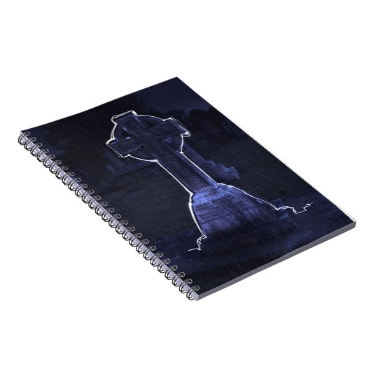 Grabstein Spiral Notebook Notizblock (Rechte Seite)