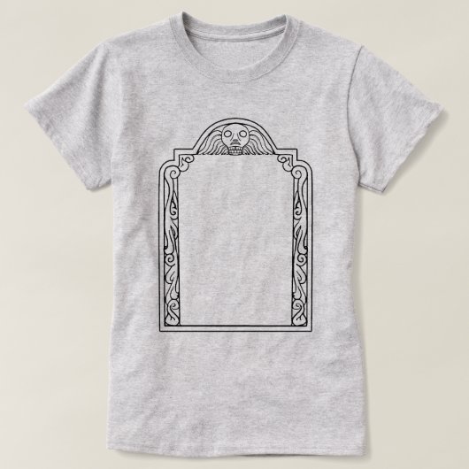 Grabstein T-Shirt (Design vorne)