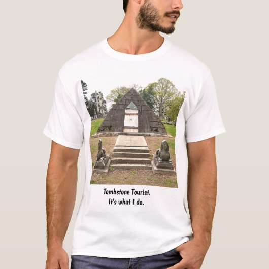 Grabstein Tourist T-Shirt (Vorderseite)