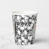 Grabstein und Skulls ID216 Pappbecher (Rechts)