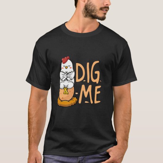 Grabt mir Hühner Eier T-Shirt (Vorderseite)