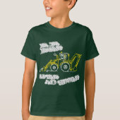 Grabung, Grabung, grabende T - Shirtdunkelheit T-Shirt (Vorderseite)