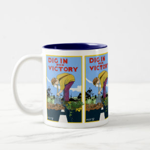Grabung herein für Sieg Zweifarbige Tasse