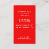 Grabungsbau und Gebäude Visitenkarte (Rückseite)