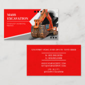 Grabungsbau und Gebäude Visitenkarte (Vorne/Hinten)