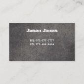 Grabungskarten Visitenkarte (Rückseite)