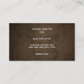 Grabungskarten Visitenkarte (Rückseite)