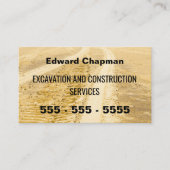 Grabungsschleifspuren QR-Code-Visitenkarte Visitenkarte (Vorderseite)