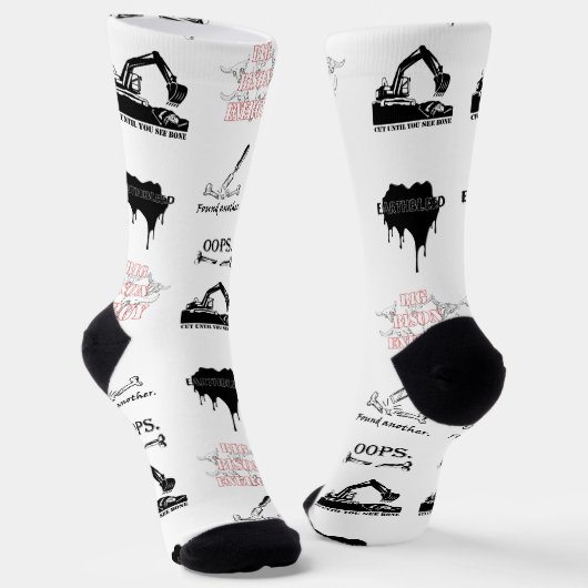 Grabungssocken Socken (Gewinkelt)