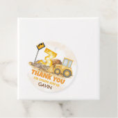 Grabungstruck 3. Geburtstagsrunde Geschenkanhänger (Beispiel)