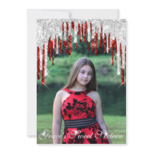 Grace 16 . Geburtstag Red Silver Tropfens