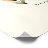 Grace abounds floral Christian wall art Poster (Ecke)