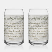 Grace After Meals Prayer Dosenglas (Rückseite)