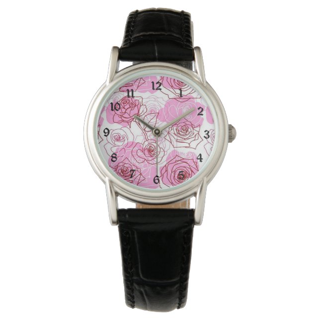 Grace & Apprecision Roses Armbanduhr (Vorderseite)
