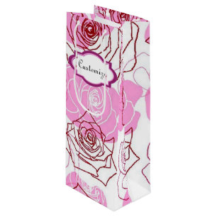 Grace & Apprecive Roses Weinbeutel Geschenktüte Für Weinflaschen