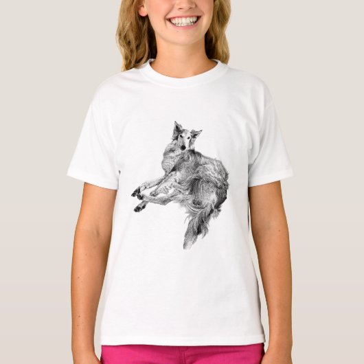 Grace at Rest – Silken Windhound T-Shirt (Vorderseite)