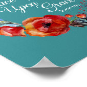 Grace Auf Grace Johannes 1:16 Schrift Poster (Ecke)