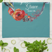 Grace auf Grace John 1:16 Schrift Geschirrtuch (Gefaltet)