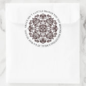 Grace-Aufkleber Runder Aufkleber (Tasche)