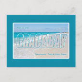 Grace Bay Beach, Turks & Caicos Inseln Postcard Postkarte (Vorderseite)