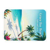 Grace Bay Beach Turks- und Caicosinseln Magnet (Horizontal)