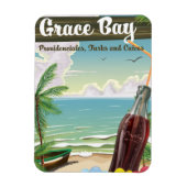 Grace Bay, Providenciales, Turks und Caicos Travel Magnet (Vertikal)