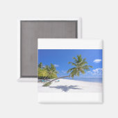 Grace Bay, Turks & Caicos Sand & Blue Ocean Waves Magnet (Vorderseite/Rückseite)