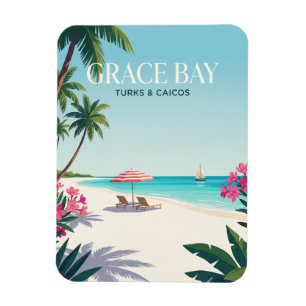 Grace Bay Turks- und Caicosinseln Magnet