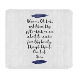 Grace before Meetings Decorative Chopping Board Schneidebrett