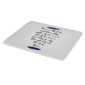 Grace before Meetings Decorative Chopping Board Schneidebrett (Ecke)