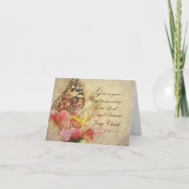 Grace Bible Verse (KJV) Gebet für Sie Christlich Karte