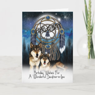 Grace Birthday Grußkarte Daughter-in-Law Karte