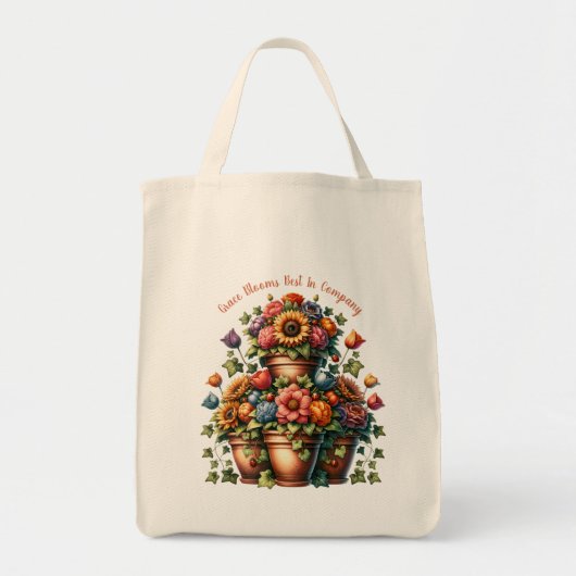 Grace Blooms Best in Company Tragetasche (Vorne)