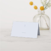 Grace Blue Religiöse Platzkarte oder Buffet-Label (Vorderseite)