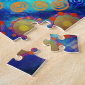 Grace Blue Whimsical Fun Inspirivity Jigsaw Puzzle (Seite)