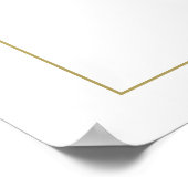 GRACE Blush Bloral Es ist eine Girl Baby Dusche Wi Poster (Ecke)