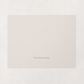 Grace Blush Minimal Kreuz religiös Dankeskarte
