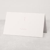 Grace Blush Religiöse Platzkarte oder Buffet-Label