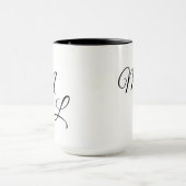 Grace-Buchstaben Tasse (Zentrum)