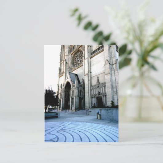 Grace Cathedral Postkarte (Stehend Vorderseite)