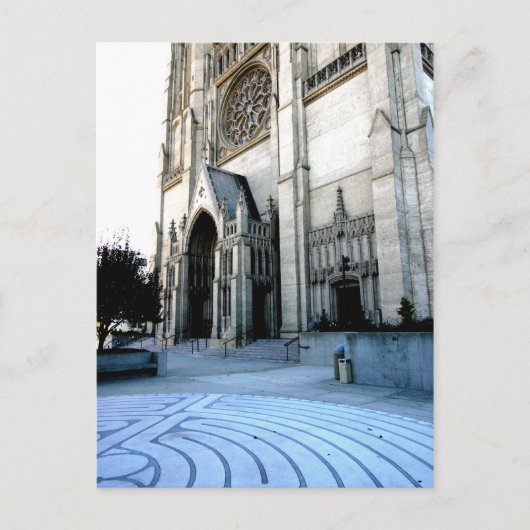 Grace Cathedral Postkarte (Vorderseite)