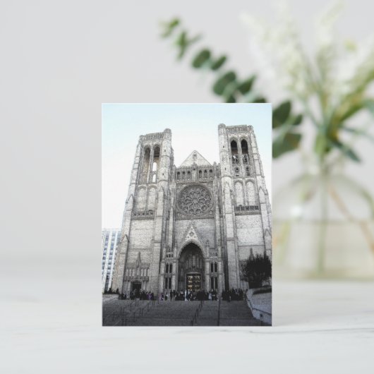 Grace Cathedral Postkarte (Stehend Vorderseite)