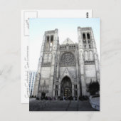 Grace Cathedral Postkarte (Vorne/Hinten)