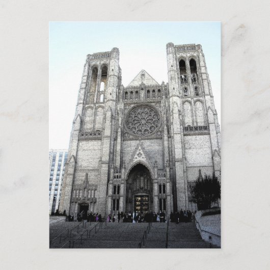 Grace Cathedral Postkarte (Vorderseite)