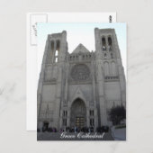 Grace Cathedral Postkarte (Vorne/Hinten)