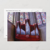 Grace Cathedral, San Francisco, USA Postkarte (Vorne/Hinten)